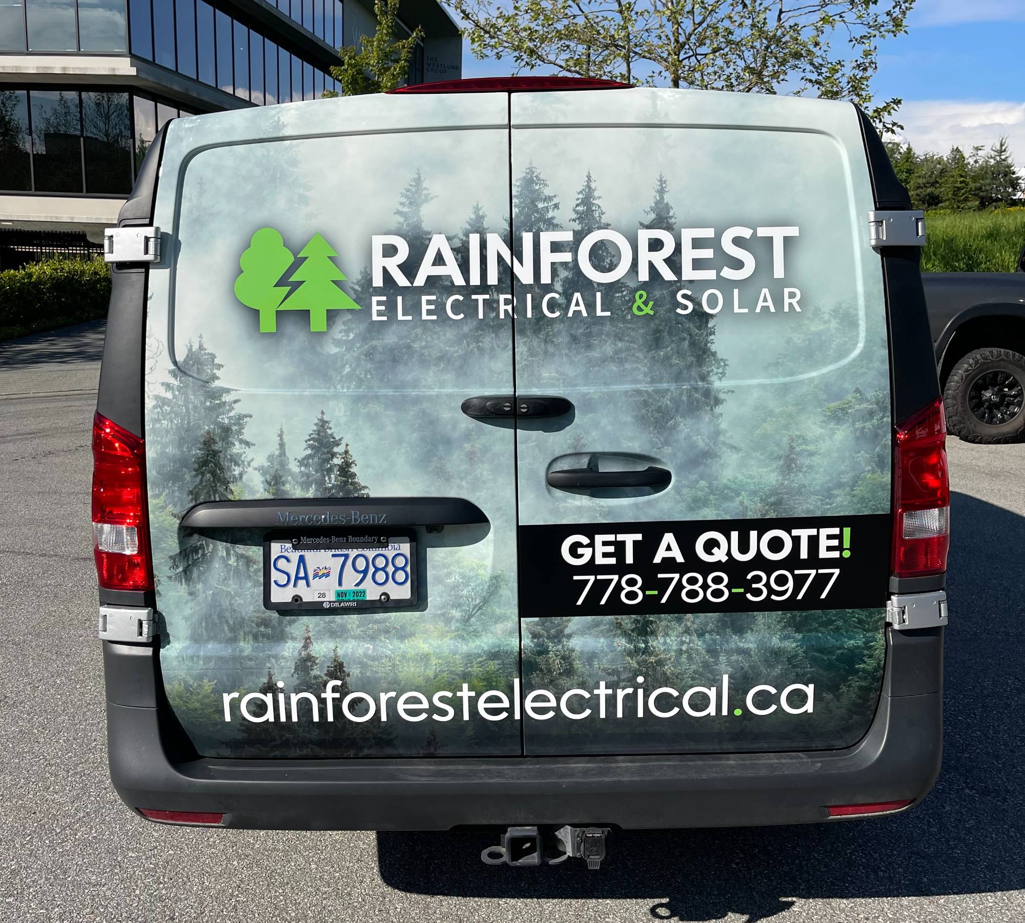 rainforest electrical truck