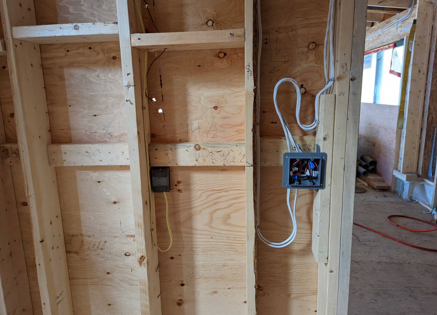 new build electrical job